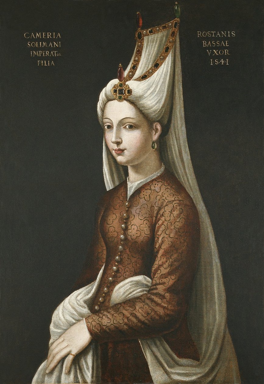 Princezna Mihrimah Sultan 1522-1578, dcera císaře Sulejmana I., druhá polovina 16. stol. od second half 16th cen. Italian