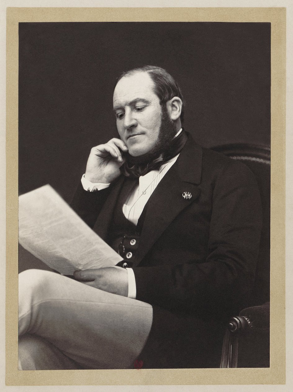 Baron Georges-Eugène Haussmann (1809-1891), prefekt Paříže, urbanista Paříže Napoleona III. od stitch and restoration by Jebulon UnknownUnknown . Upload