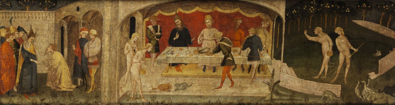Přední panel kasonu od the Master of Charles of Durazzo