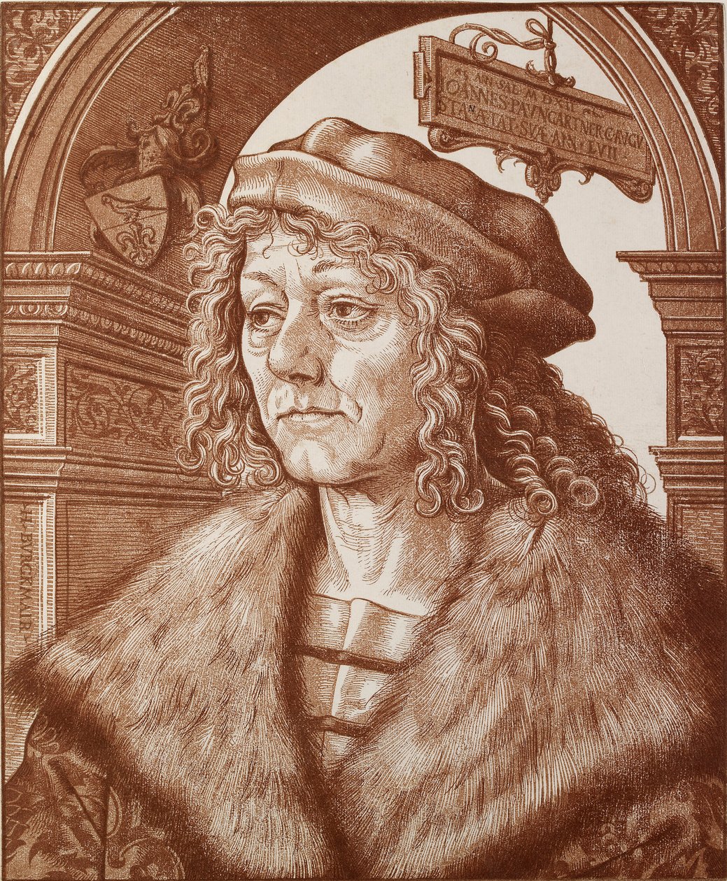 Portrét Johannese Paumgartnera, 1512 od the Elder Hans Burgkmair