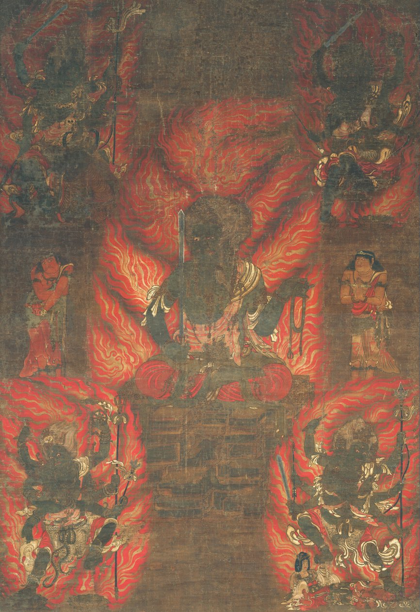Pět velkých Myoō od Unknown