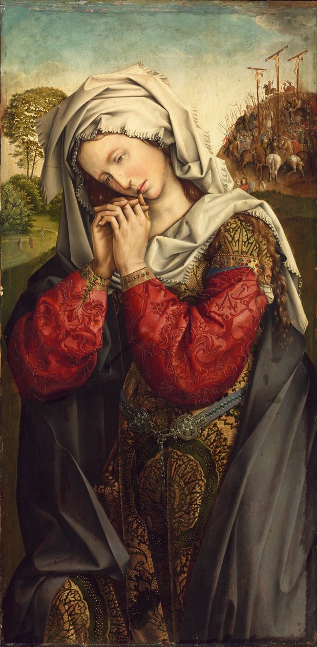 Nizozemsky: Marie-Madeleine Truchlící Marie Magdaléna od Unknown artist