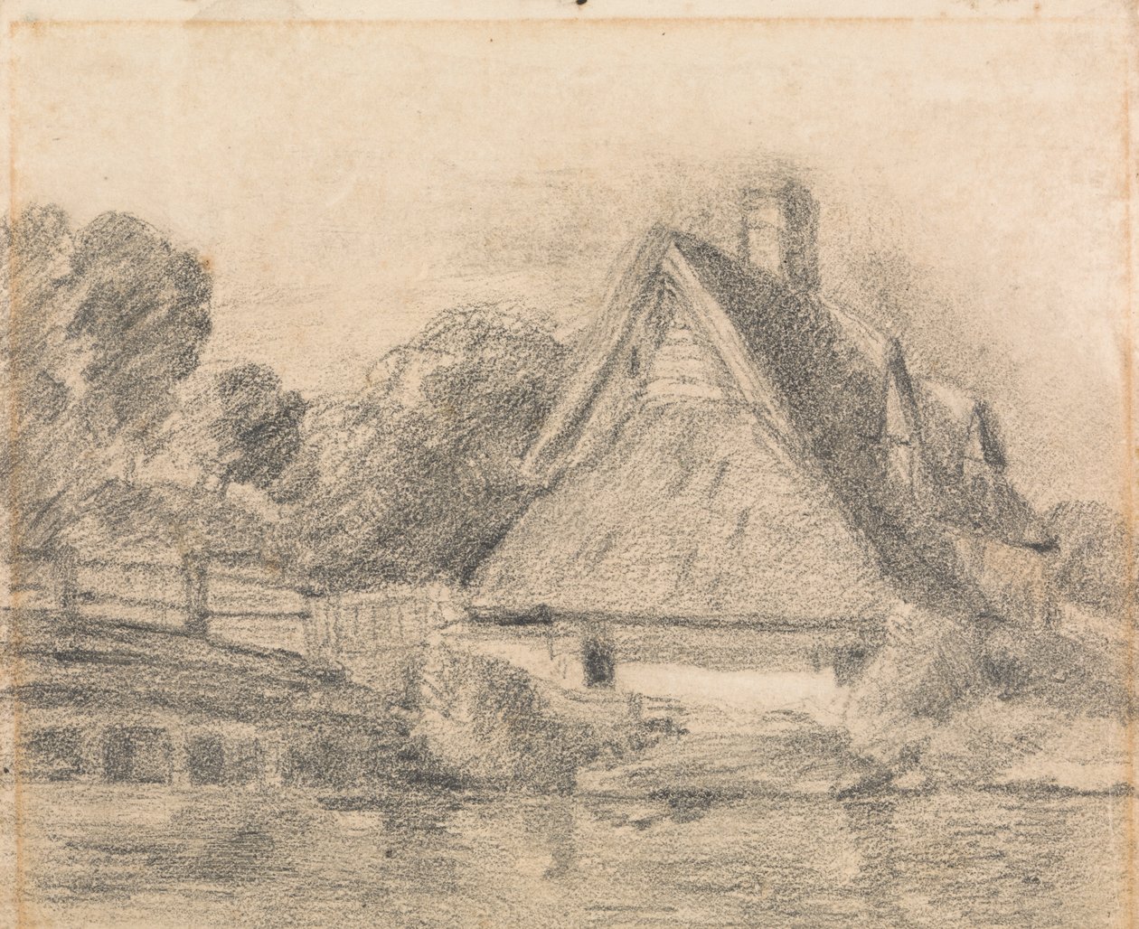 Chata Flatford od unknown artist
formerly John Constable