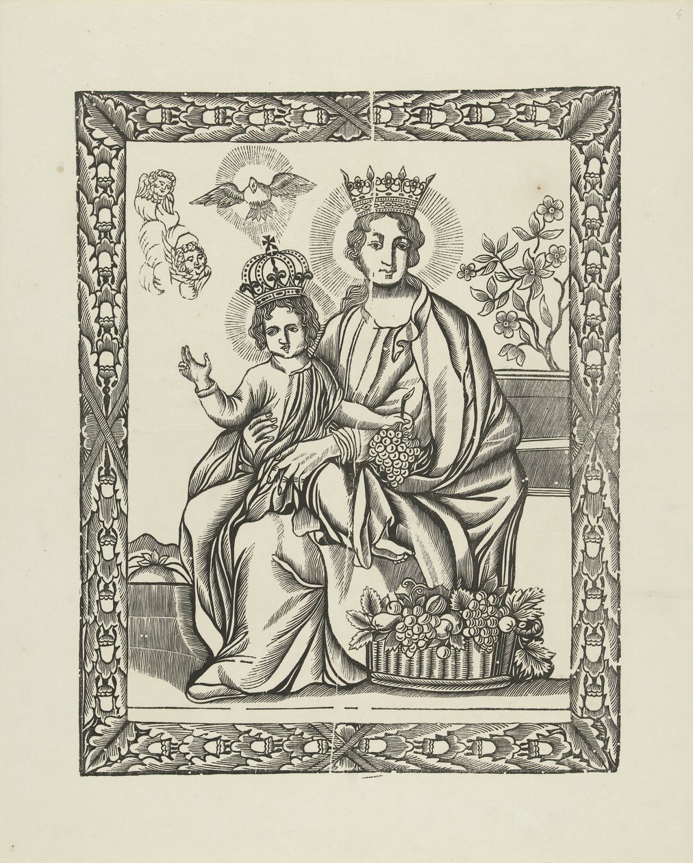 Marie s dítětem od van der Haeghen