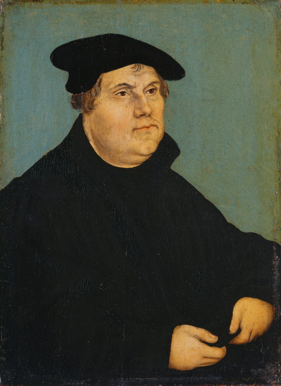 Portrét Martina Luthera od workshop of Lucas Cranach the Elder