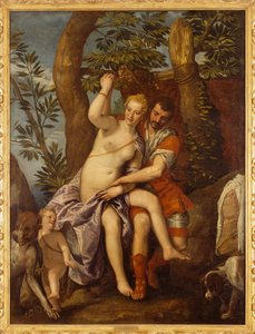 Venuše a Adonis od (1528-88) (and studio) Veronese
