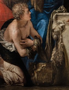 Davidovo pomazání, detail