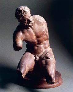 Mužský akt, cca 1572, Giambologna (1529-1608), terakotová plastika, 38,5 cm od Giambologna