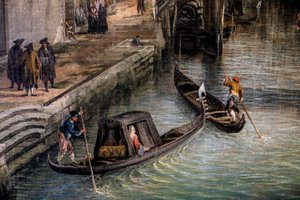 Žebrácký potok, asi 1723 (olej na plátně)