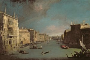 Blick auf den Canal Grande von (1697-1768) Canaletto