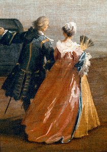Pohled na pánev svatého Marka v Benátkách (olej na plátně od Canaletto