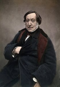 Gioachino (Antonio) Rossini (1792-1868) italský skladatel. po fotografii od Nadara od Nadar