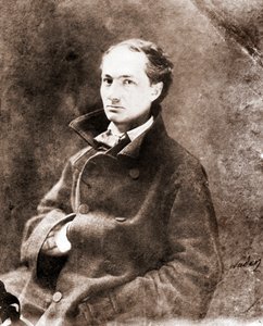 Portrét Charlese Baudelaira, spisovatele (1821-1867) - Fotografie od Nadara (Felix Tournachon) od Nadar