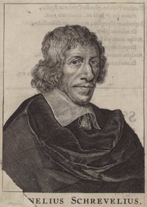 Cornelis Shrevel, nizozemský lékař a učenec (rytina)