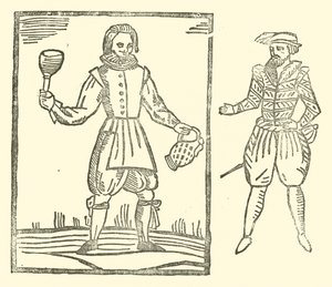 Ilustrace k The Roxburghe Ballads (dřevořez) od (after) English School