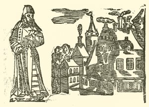 Ilustrace k The Roxburghe Ballads (dřevořez) od (after) English School