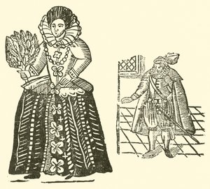 Ilustrace k The Roxburghe Ballads (dřevořez)
