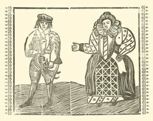 Ilustrace k The Roxburghe Ballads (dřevořez) od (after) English School