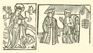 Ilustrace k The Roxburghe Ballads (dřevořez) od (after) English School