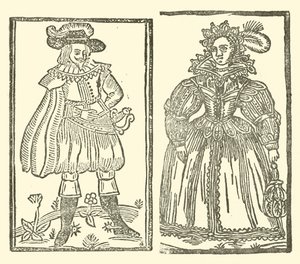 Ilustrace k The Roxburghe Ballads (dřevořez) od (after) English School