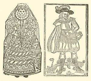 Ilustrace k The Roxburghe Ballads (dřevořez) od (after) English School