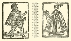 Ilustrace k The Roxburghe Ballads (dřevořez) od (after) English School