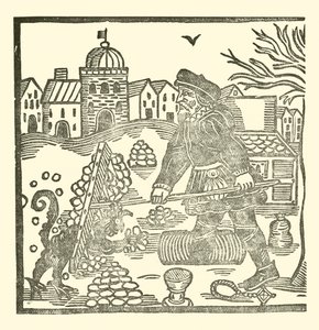 Ilustrace k The Roxburghe Ballads (dřevořez) od (after) English School