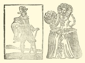 Ilustrace k The Roxburghe Ballads (dřevořez) od (after) English School