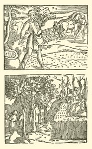 Ilustrace k The Roxburghe Ballads (dřevořez) od (after) English School