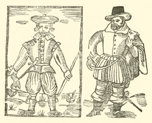 Ilustrace k The Roxburghe Ballads (dřevořez) od (after) English School
