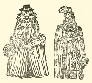 Ilustrace k The Roxburghe Ballads (dřevořez) od (after) English School