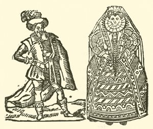 Ilustrace k The Roxburghe Ballads (dřevořez) od (after) English School