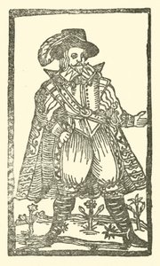 Ilustrace k The Roxburghe Ballads (dřevořez) od (after) English School