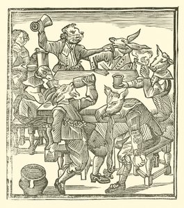 Ilustrace k The Roxburghe Ballads (dřevořez) od (after) English School