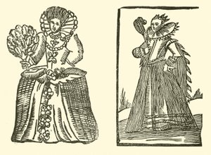 Ilustrace k The Roxburghe Ballads (dřevořez) od (after) English School
