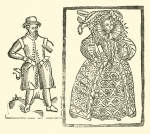 Ilustrace k The Roxburghe Ballads (dřevořez) od (after) English School
