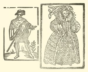Ilustrace k The Roxburghe Ballads (dřevořez) od (after) English School