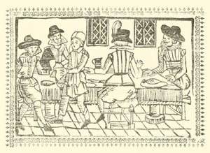 Ilustrace k The Roxburghe Ballads (dřevořez) od (after) English School