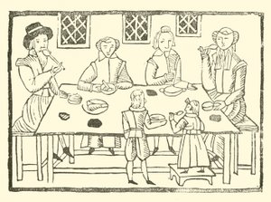 Ilustrace k The Roxburghe Ballads (dřevořez) od (after) English School