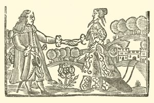 Ilustrace k The Roxburghe Ballads (dřevořez) od (after) English School