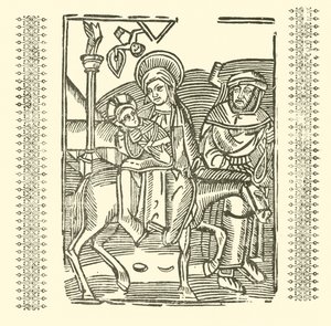 Ilustrace k The Roxburghe Ballads (dřevořez) od (after) English School