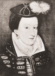 Marie, skotská královna (litho) od (after) English School
