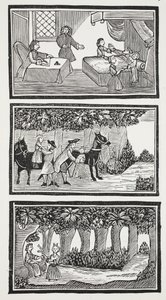 Historie dvou dětí v lese, ilustrace z 
