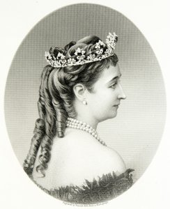 Eugenie (rytina) od (after) English photographer