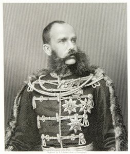 František Josef (rytina) od (after) English photographer