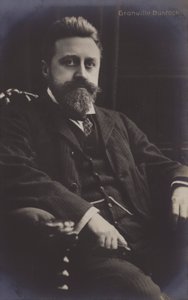 Granville Bantock , britský skladatel (b/w foto) od (after) English photographer