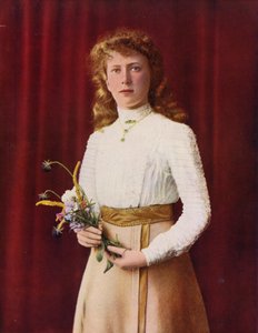 Princezna Mary v roce 1909 (barevné foto)