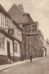 Woodbridge, Suffolk: Stará váha (čb fotografie) od (after) English photographer