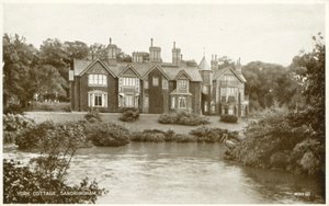 York Cottage, Sandringham (černobílá fotografie) od (after) English photographer