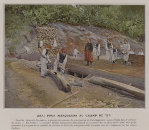Range Marker Shelter (barevná fotografie) od (after) French Photographer